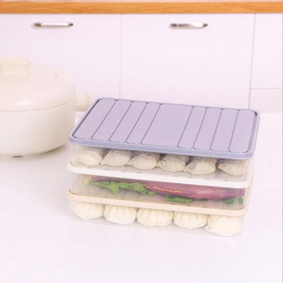 Food Preservation Refrigerator Plastic Storage Box Freezer Container with Lid