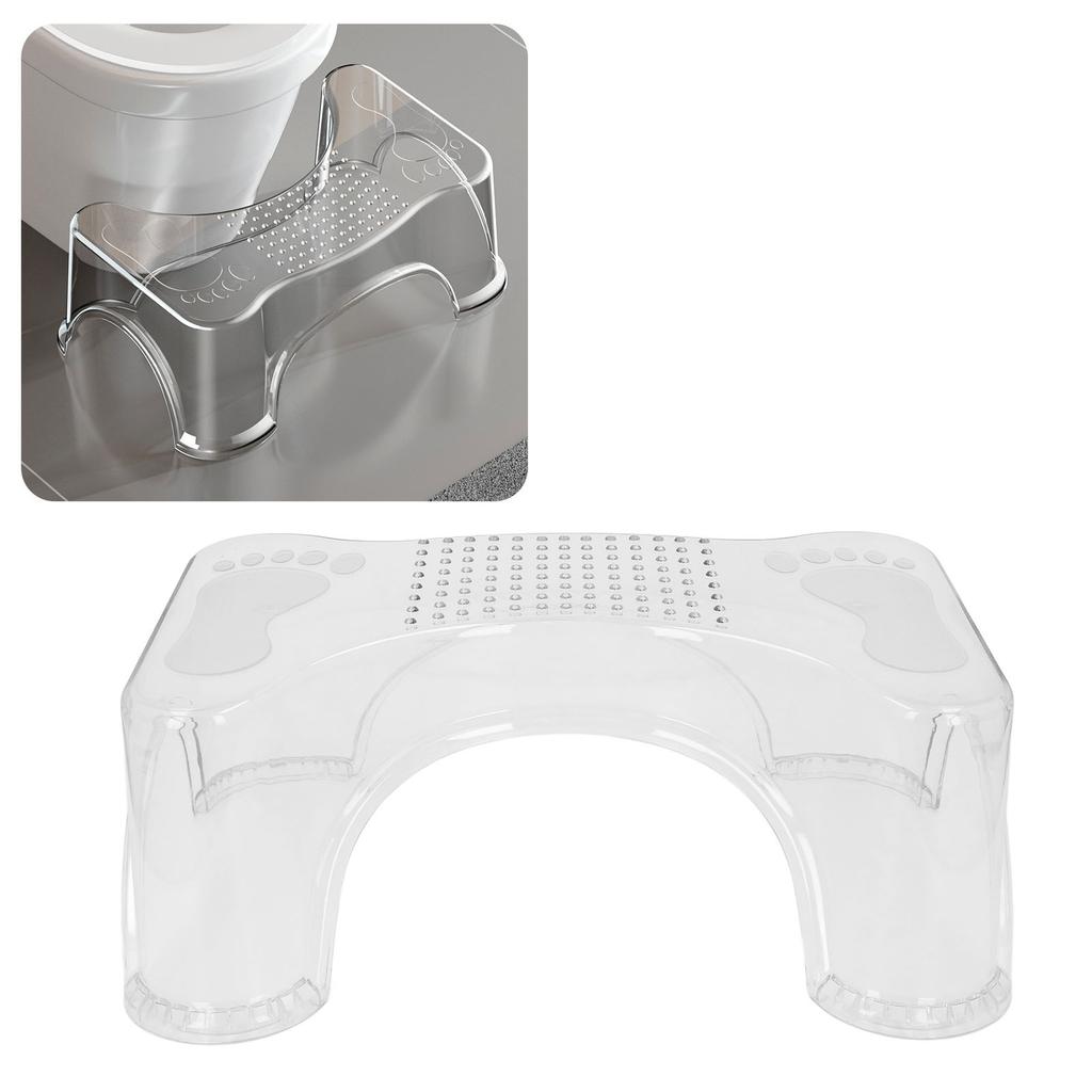 Children Toilet Footstool Non Slip Bathroom Toilet Potty Stool Thickened Squatting Poop Foot Stool for