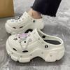 Mode Mode Anhänger Clog Hausschuhe Damen 2024 Sommer Neu Hochwertige Sandalen für Mädchen Outdoor-Sandalen Damen Sexy Plateau-Hausschuhe