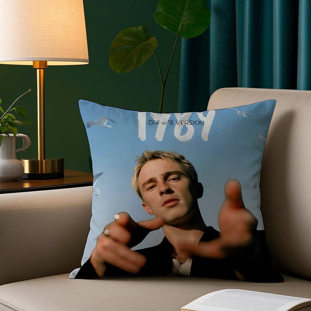 D-Drews Starkey Kissenbezug Kuschelig Plüsch Kissenbezug Beidseitig bedruckt – Wohngeschenk für Schlafzimmerdeko