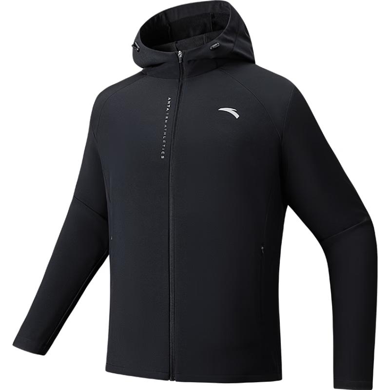 Anta Men's Executive Fleece-Lined Hooded Jacket