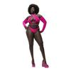 adidas Damen Ivy Park Criss-Cross High Leg Bikinihose