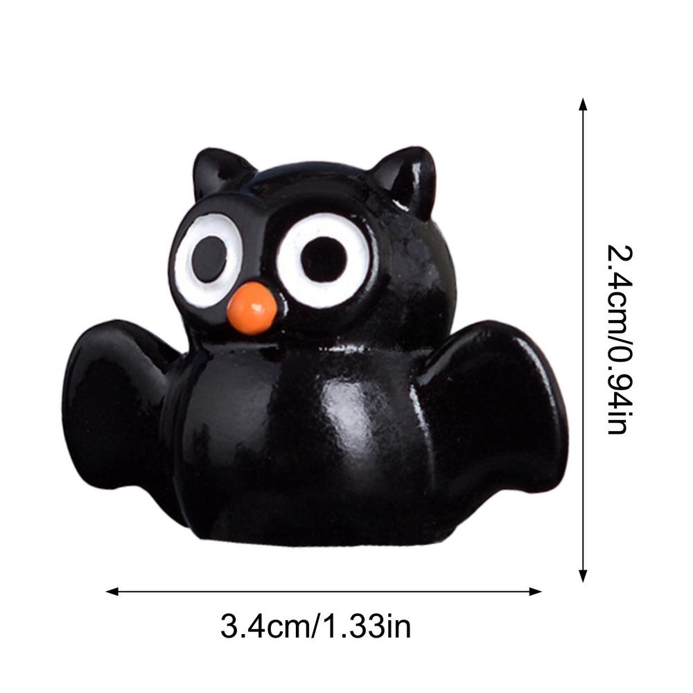 Halloween Pumpkin Ghost Figurines Wizard Ghost Landscape Miniature For Halloween Home Office Desk Room Decorations