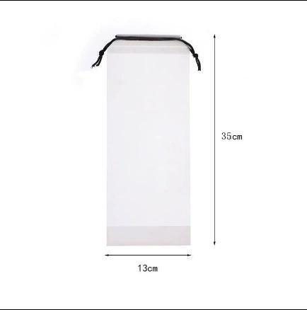 Transparent Waterproof Umbrella Bag Umbrella Storage Bag with Drawstring Reusable Portable Drawstring Bag for Home Storage