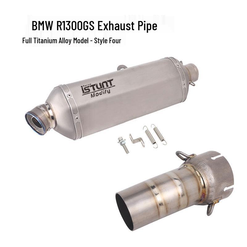 R1300GS ADV Exhaust Modification: Titanium Alloy Header, Mid-section, Tail Section