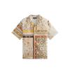 Panelled Bandana Thompson Camp Collar Shirt Sandrift Men Tops White KHM033606-104