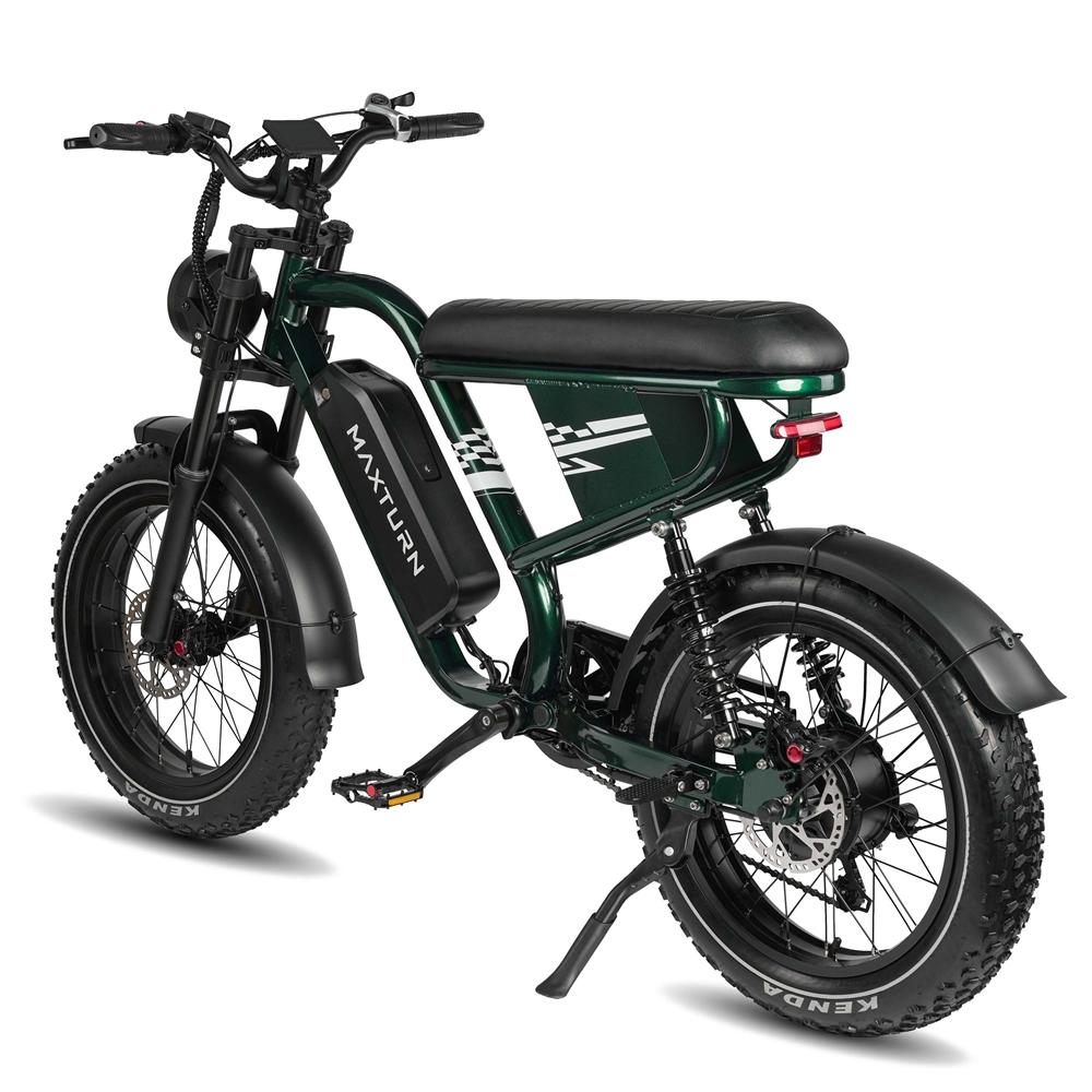 Bicicleta Elétrica Maxtron MX10 Motor 250W Pneu Gordo 20" Suspensão Total Bicicleta Elétrica para Adultos Velocidade Máxima 25Km/h Display LED 48V 13.5Ah