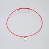 Women's 92.5mm Strap Handmade Heart Bracelet Silver Bracelet