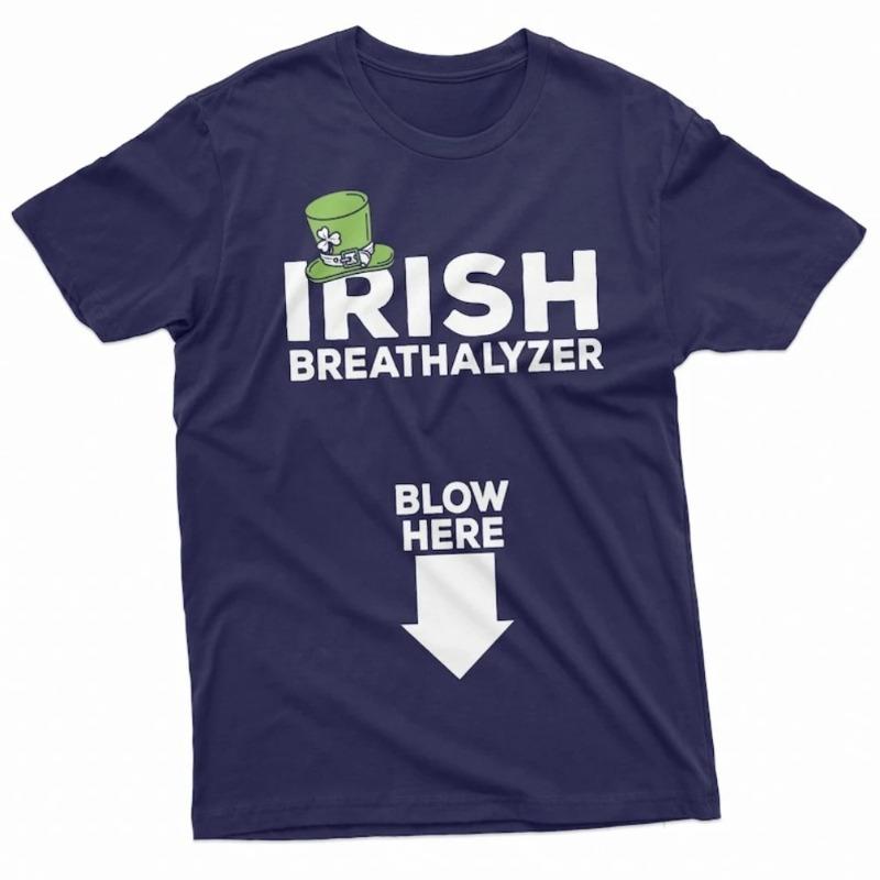 Irisches Alkoholtest-T-Shirt Patriotisches Shirt Lustiger St. St. Patrick's Day Herren T-Shirt Saint Paddy Shirt Irland Irischer Liebhaber Geschenk