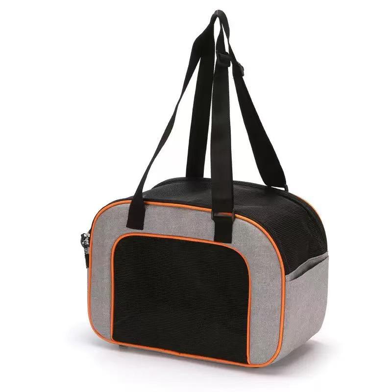 Portable Multifunctional Pet Bag: Crossbody, Handheld & Breathable Carrier for Cats and Dogs, Foldable Design for Easy Outings