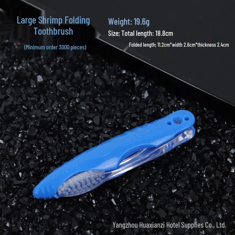 Compact Folding Travel Toothbrush Set with Soft Bristles - Colorful Family Pack for Hotel and Business Trips