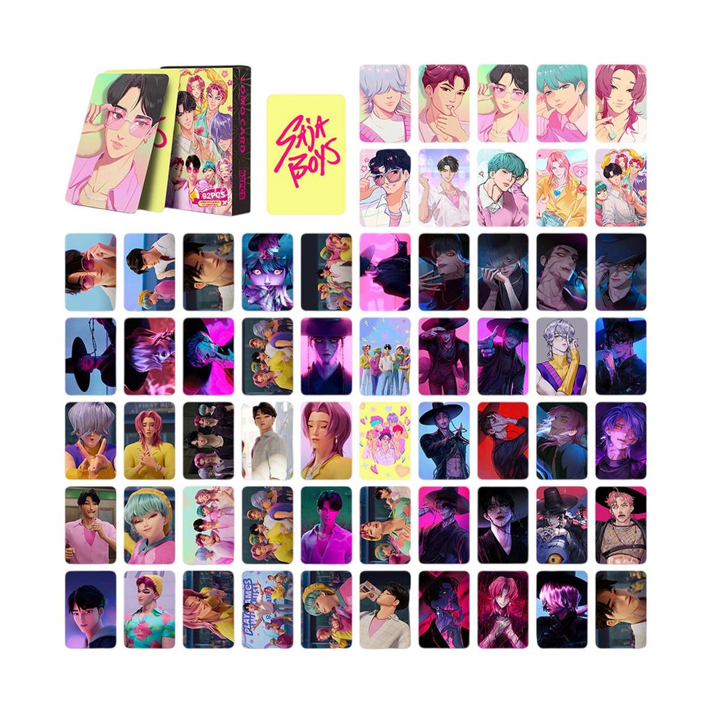 92pcs Small Card  Witch Hunting Girl Group  Group Collection Photo Card  Sticker LOMO Card