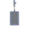 Nakabayashi Magto Magnetic ID Card Holder, Vertical Type, Mist Blue MGT-ID-02-B