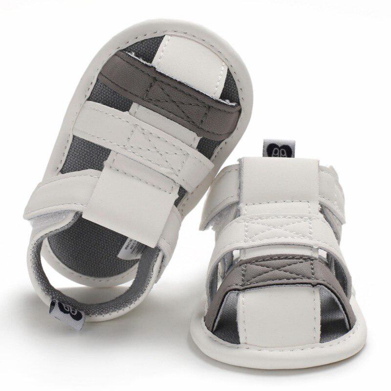Summer Baby Boys Breathable Anti-Slip Mixed Color Shoes Sandals Toddler Soft Soled First Walkers