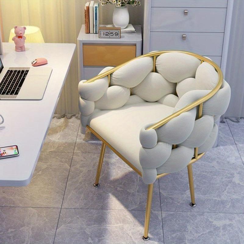 Bedroom Dressing Chair Luxury Backrest Chair Single Leisure Sofa Chair Dormitory Leisure Chair Office Chair