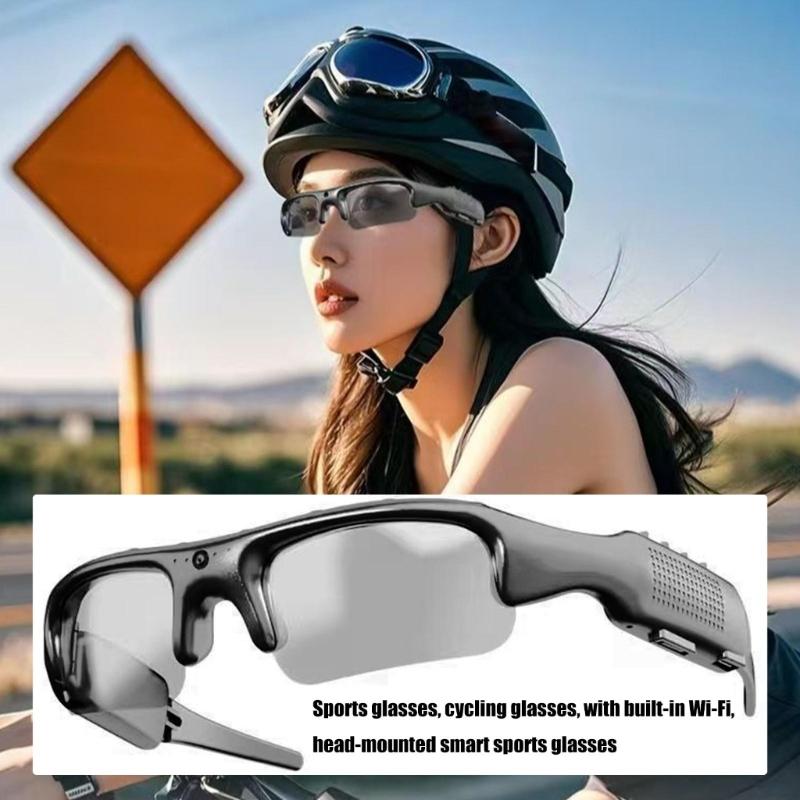 Smarted Cycling Glasses Light weight Sports Camera Eyewears Outdoor Glasses for Sports Enthusiasts