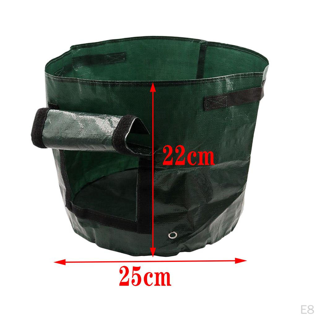 Bags Portable Potato Growing Pot Planter Planting Pouch with Access Flap for Carrot Onion