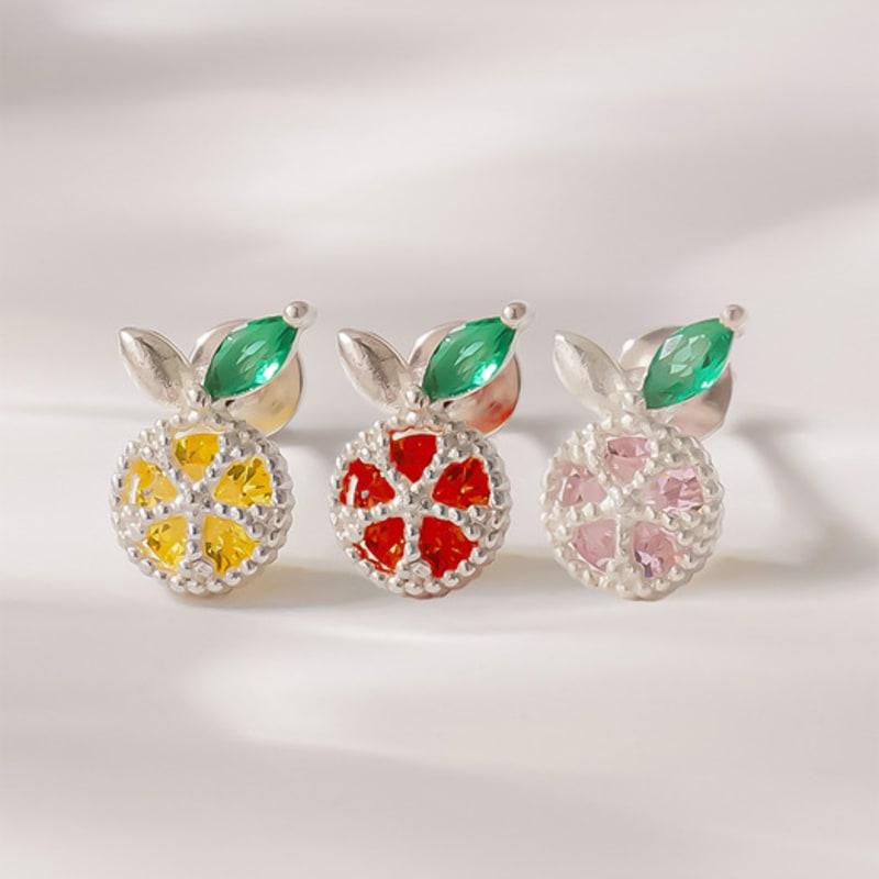 

JEWNEL (1+1)Silver925 Juicy Orange Piercing (3 colors) Yellow