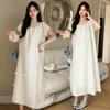 Elegant Korean-Style Maternity Dress 2026: Fresh, Loose, and Lightweight Over-the-Knee Summer Dress