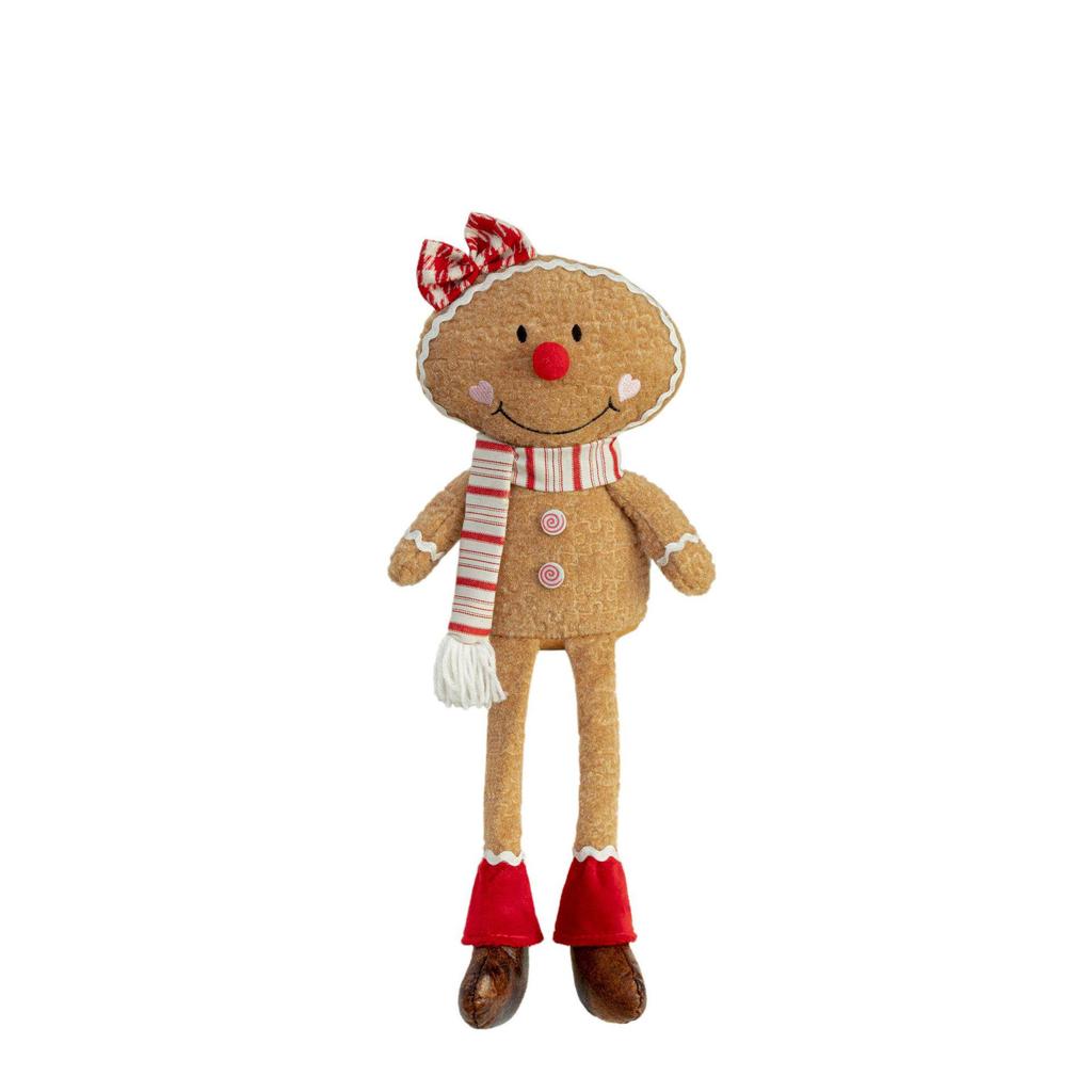 Christmas Gingerbread Man Hanging Ornament with Long Legs