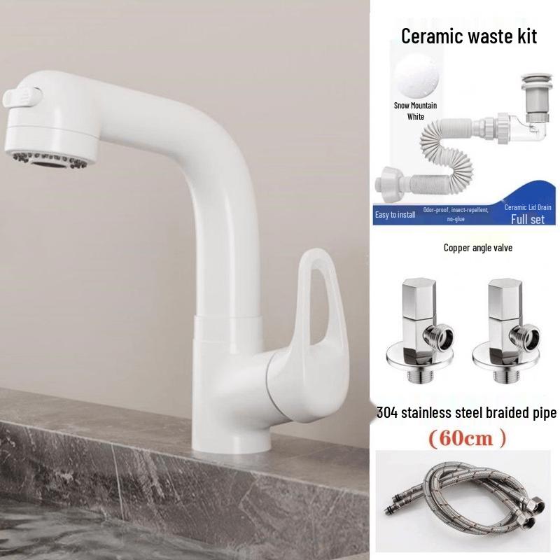 Tai Ju Fu Pull-Out Basin Mixer Faucet