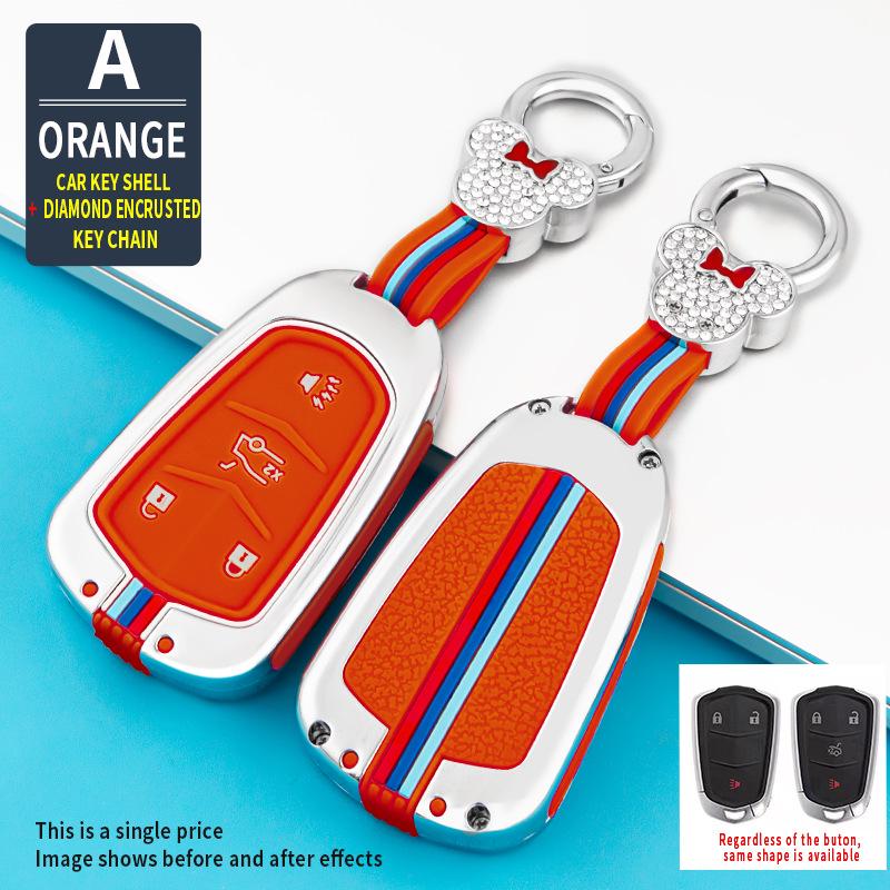 Silicone Remote Key Fob Cover for Cadillac XT5, CT6, XTS, XT4, and ATSL - Creative Design for Men and Women
