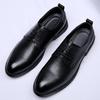 Men Leather Shoes Lace Up Oxfords Patent Leather Men Shoe Outdoor Oxford Wedding Leather Dress Shoes Gentleman Office Man Shoes