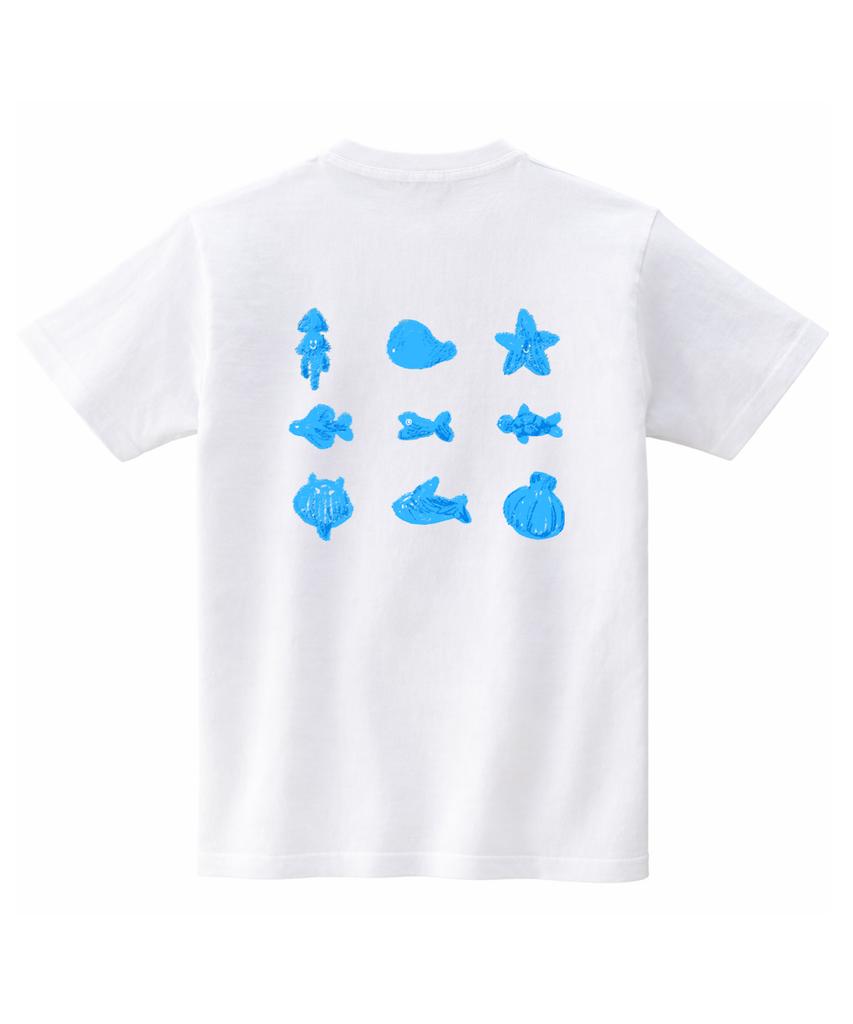PEACEPIECE Sea Square Solid T-Shirts