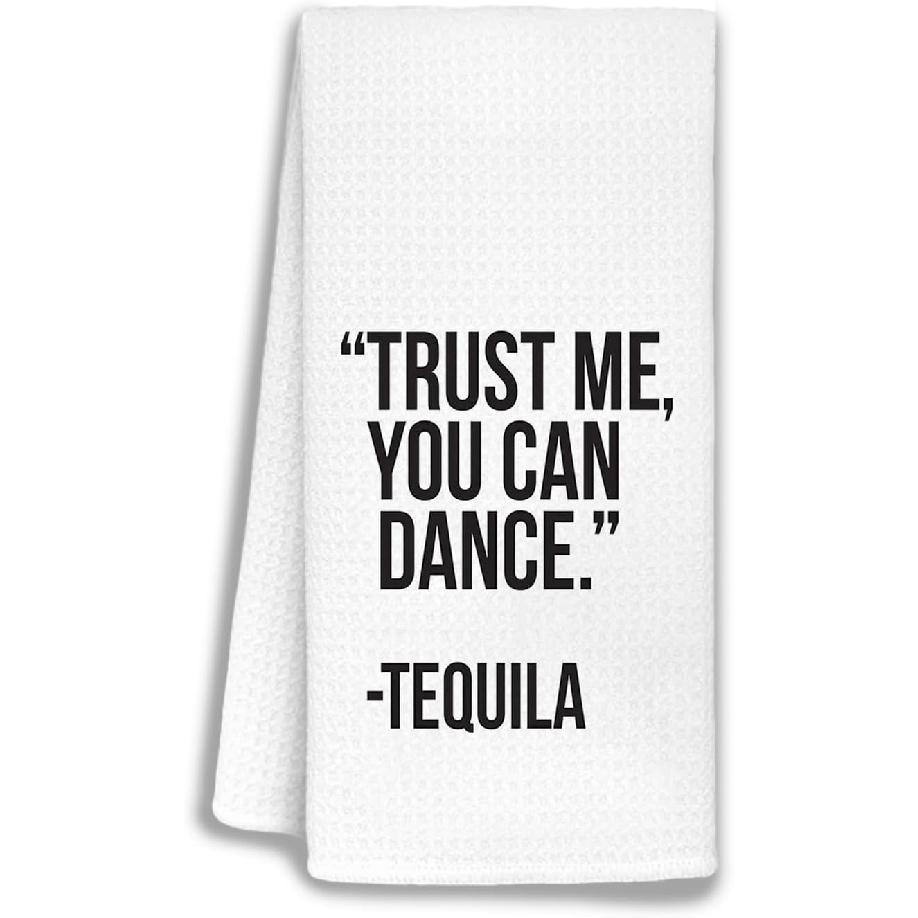 Fun Black Kitchen Towels, Does This Towel Smell Like Chloroform to You, 16x24inch белый