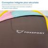 FOXSPORT Trampoline de jardin avec Filet, Trampoline enfants,Coussin rebondissant, Protection des Bords, à partir de 2 Ans – Rose