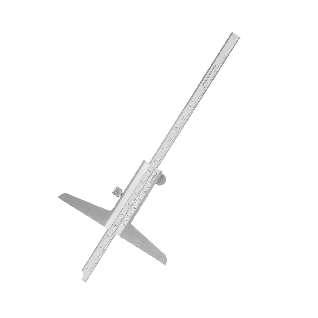 1 Pcs High Stainless Steel Depth Vernier Caliper for NaMachinery Process(0~150mm)
