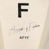 AFYF Short sleeve Slit Big T-shirt F white Men's Used