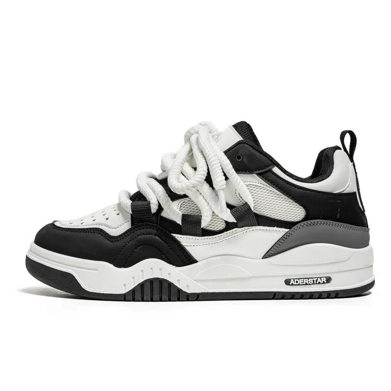 

Модная платформа, обувь для скейтборда, мужская, уличная, повседневная, хип-хоп, красные кроссовки, мужская, для улицы, дышащая, кожаная, мужская, трендовая обувь для скейтборда 44