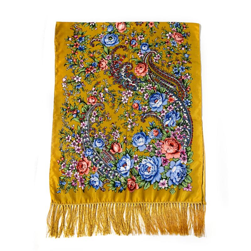 Ethnic Style Women's Shawl - Floral, Autumn/Winter Qipao Scarf, Sun Protection
