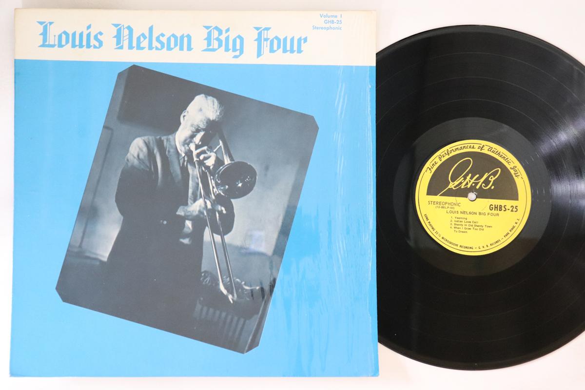 

LP Record LOUIS NELSON BIG FOUR - Volume 1 GHBS25 GHB RECORDS US Jazz Used