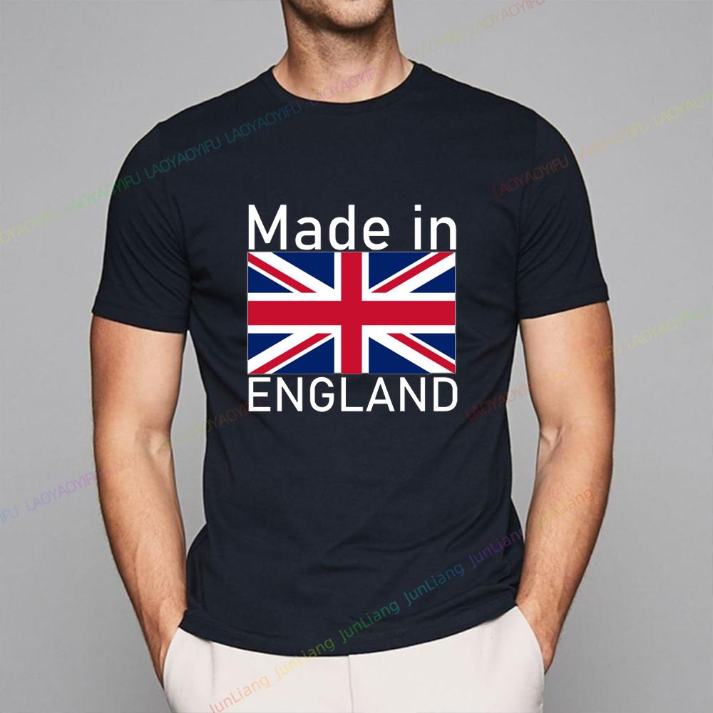 2024 Summer New Funny Shirt England Flag Badge Unisex Patriotism Graphic T Shirts Womens Tshirts Men Tshirt Short Sleeve Tee