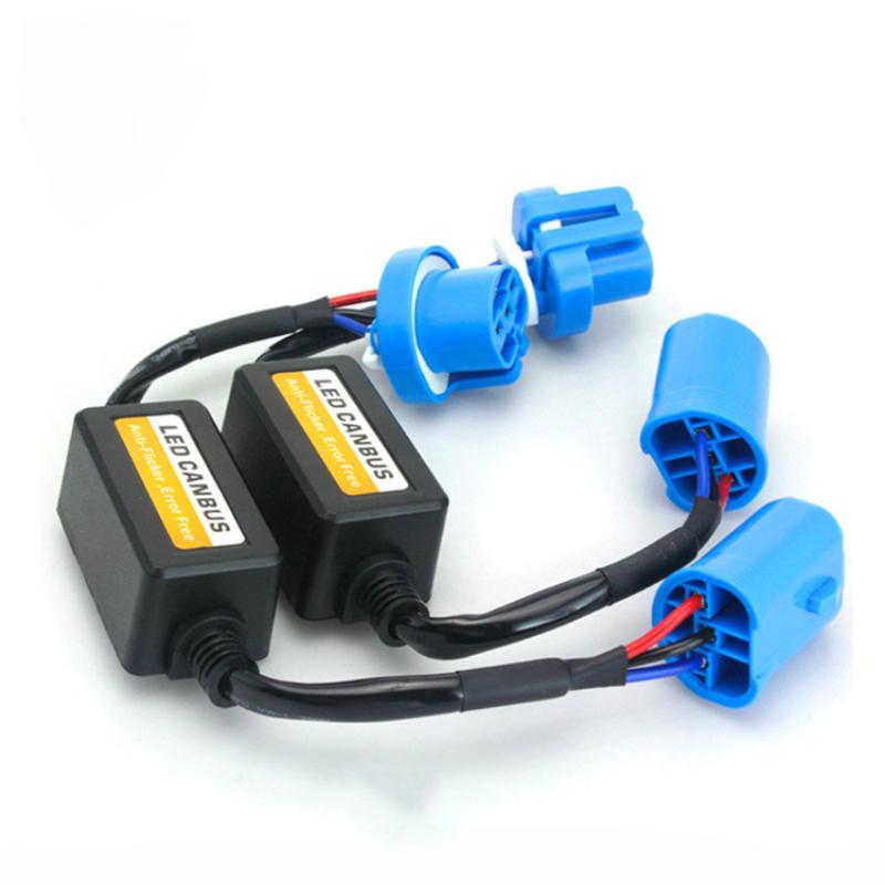 Error Free Resistor Anti-Flicker Harness Bulbs Resistor LED Decoder H1 H4 H7 9005 9006 9012 LED Adapter Warning Error Canceller