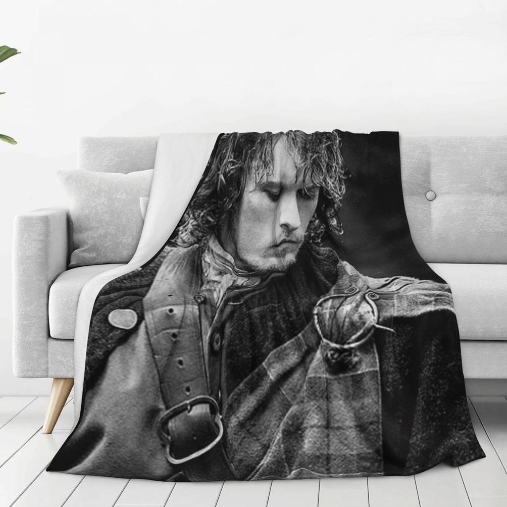 Jamie Fraser Outlander Decke Flanell Warm Sofa Überwurfdecken Für Zuhause Schlafzimmer Büro Überwürfe Bettdecke Steppdecke