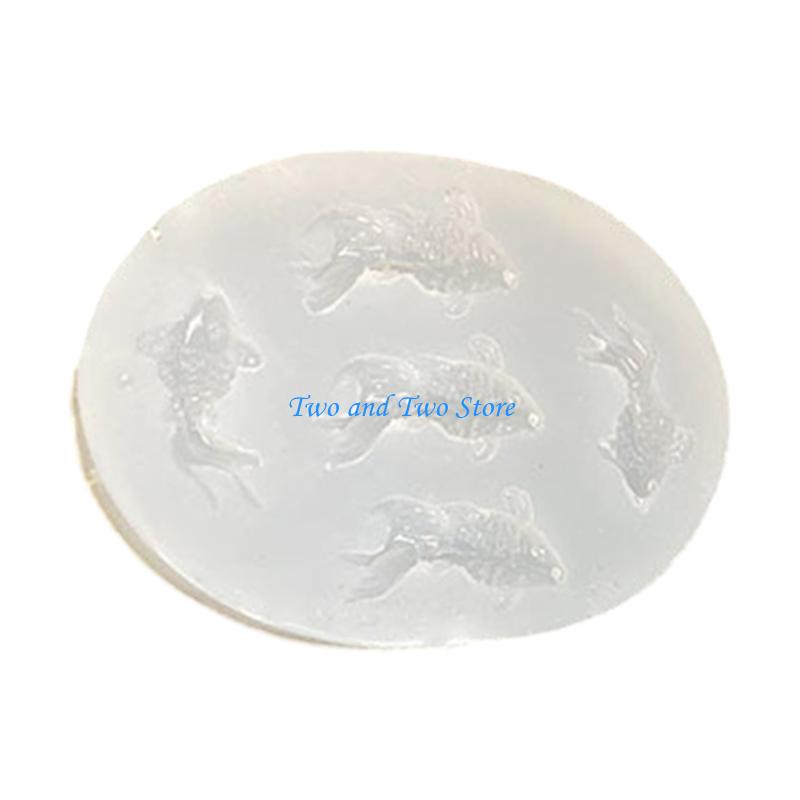HX6F Charm Silicone Mold For Kids DIY Crafts Jewelry Pendant Resin Mold