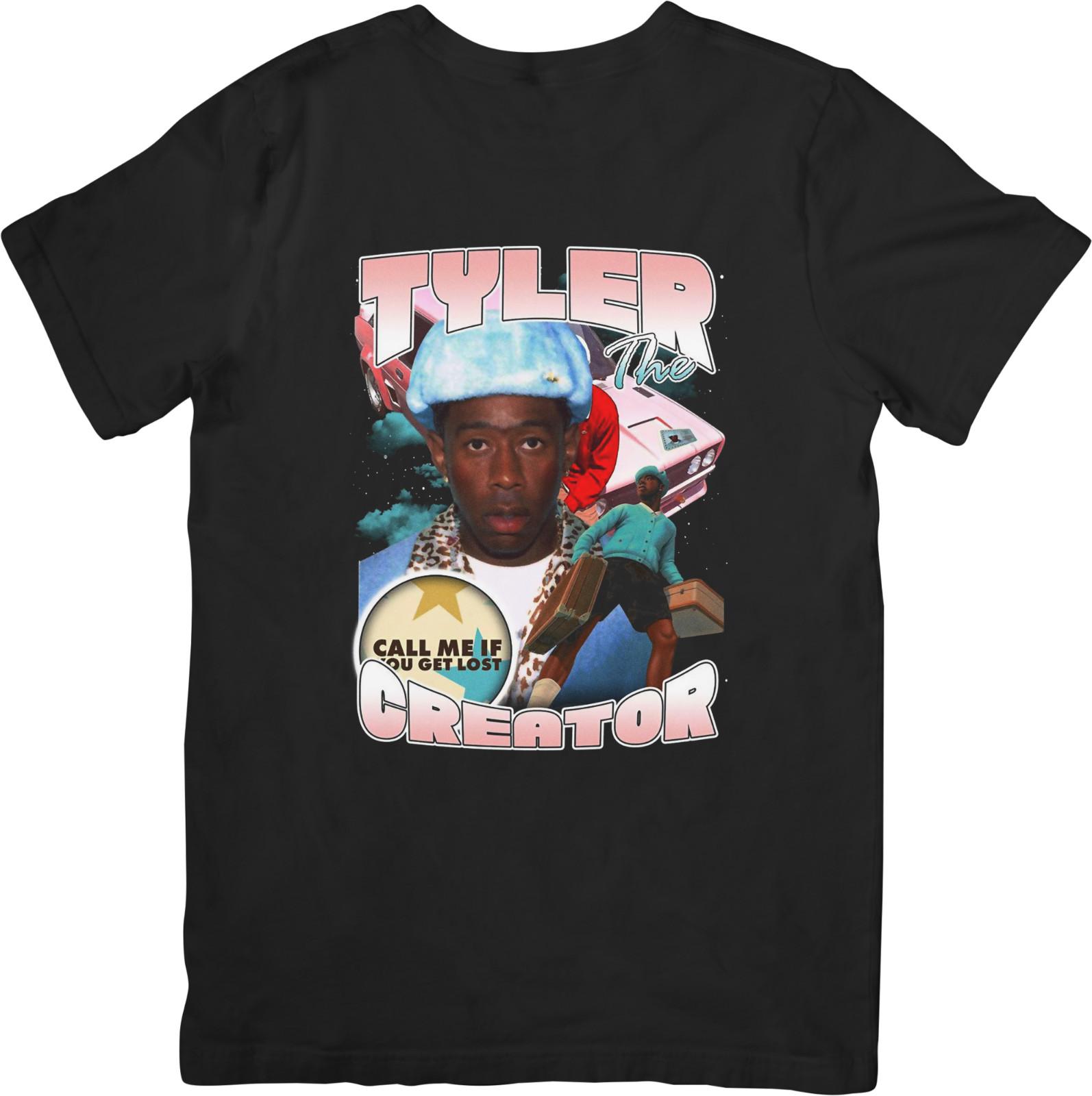 

Мужская и женская футболка унисекс Tyler The Creator Качественный хлопок Черная XXL