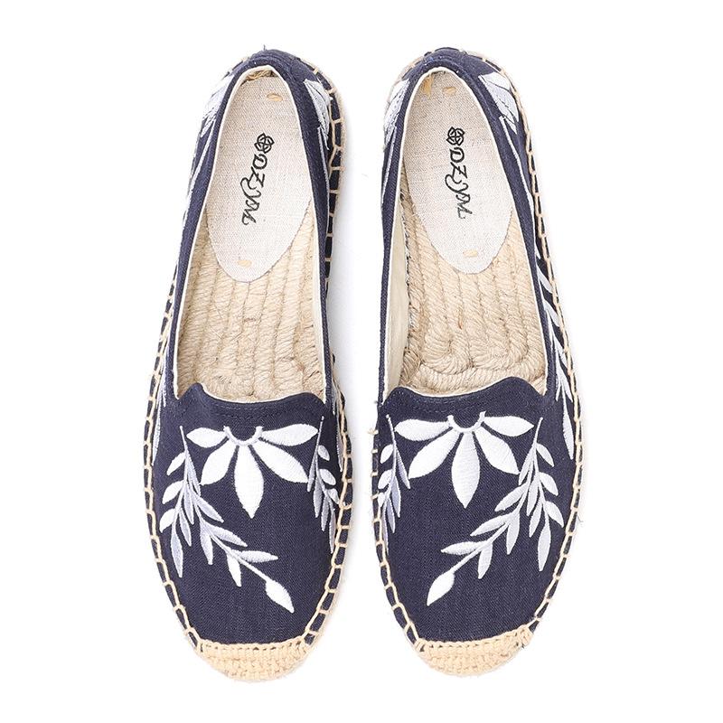 Kobiety Mieszkania Buty Slip On Ladies Canvas Lazy Loafers Oddychające Espadryle Obuwie na wiosnę i jesień