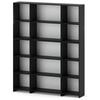 Office Bookshelf Black 150cm Bookshelf Toy Cabinet