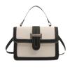 2025 spring and summer new Korean version handbag bag women's retro fashion shoulder small square bag foreign style contrasting color messenger bag