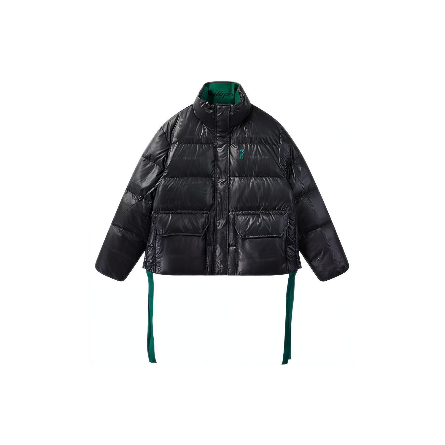 

FILA X 3.1 Phillip Lim Collaboration Short Stand Collar Down Jacket Women outerwear Legendary-Blue F11W046901F-NV XL