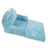 Foldable Kids Sofa Kids Sofa Couch Comfy 2 in 1 Flip Open Couch Sleeper for Kids Elephant Embroidery Pattern 2 Layer