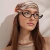 Protective Glasses 2pcs Cat Eye Clear Lens Glasses Frame Trendy Ultralight Women Anti Blue Light Glasses Rivet Design Eyeglasses