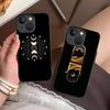 Sun Moon Mobile Cell Phone Case for iPhone 17 16 15 14 13 12 11 X XR XS 8 7 Air Pro Max Plus Mini Colorful Silicone Cover Luxury