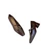 398-1~ Coarse heel French square head Mary Jane single shoes women's shoes 2025 new high heels
