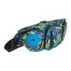New Adidas Recycled Polyester One Shoulder Crossbody Fanny Pack Regular Women's Black/Blue/White HR4336