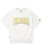 COLUMBIA UNIVERSITY Crack Logo S/S Sweatshirts Oatmeal